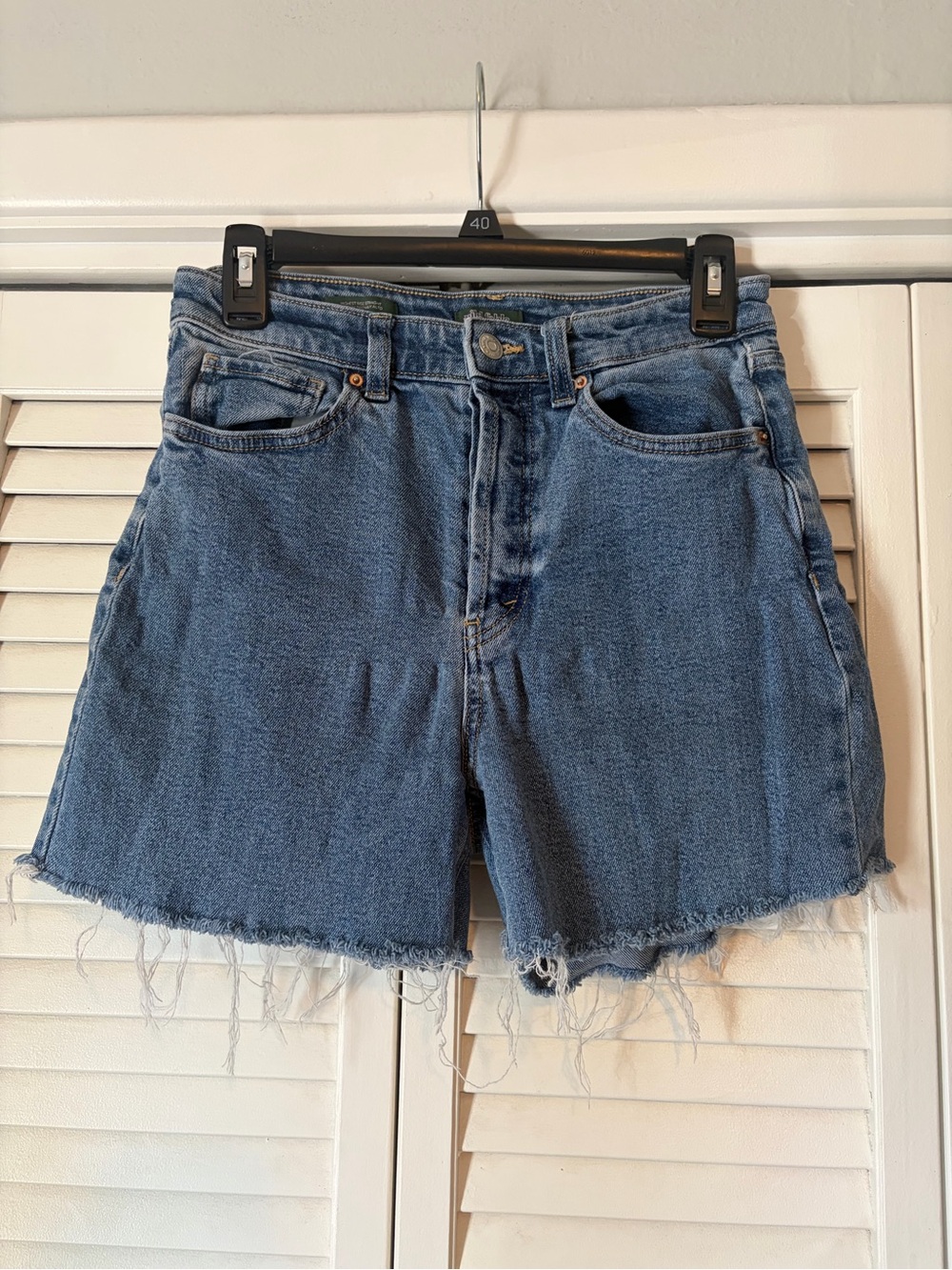 wild fable Blue Denim Raw Hem Jean Shorts